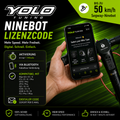 Ninebot Tuning Lizenzcode von YoloTuning - digitale Freischaltung per Bluetooth ohne Einbau