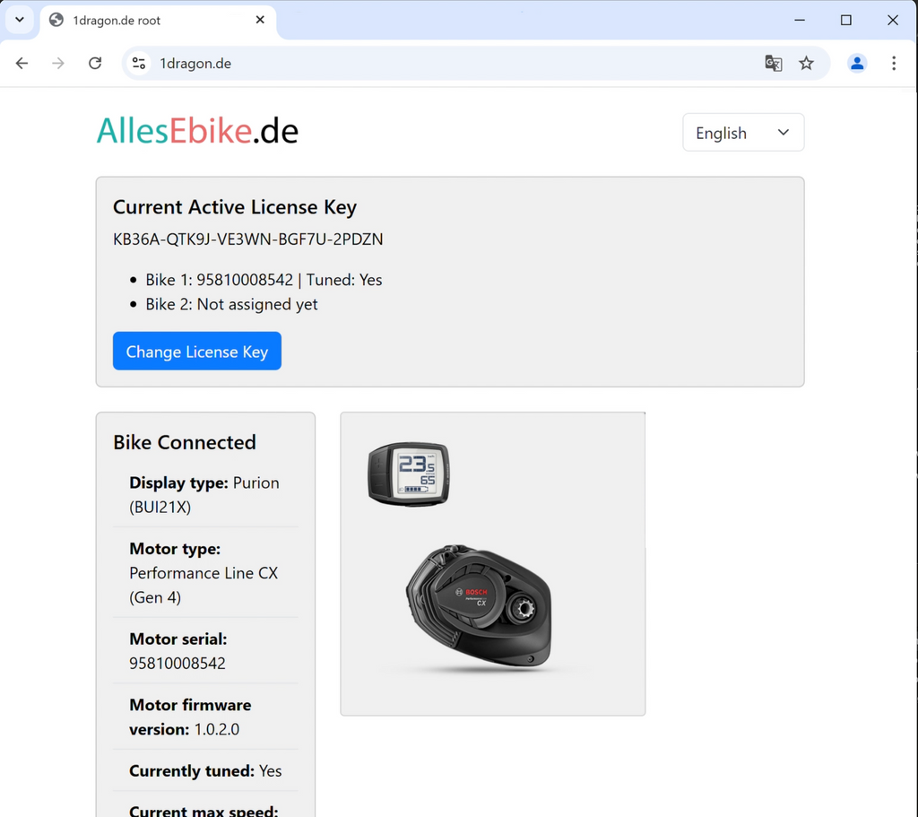 BOSCH Ebike Sofort - Software Tuning ohne Einbau via Mikro-USB für Gen1-4 von 25m/h auf 45km/h